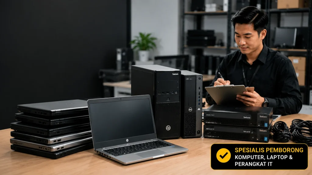 jual komputer dan laptop bekas kantor di Jakarta