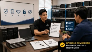pembeli komputer bekas yang aman dan legal